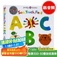 現(xiàn)貨 See, Touch, Feel 紙板書 觸摸書 英文原版繪本 幼兒英語啟蒙圖畫書 Roger Priddy 觸覺 視覺 嗅覺 顏色 字母學習 數(shù)字學習 培養(yǎng)創(chuàng)造力 See, Touch, Fe