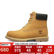 添柏嵐（Timberland）經(jīng)典6寸大黃靴戶外男女防水真皮寬版 10361W女款-小麥色 38