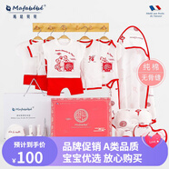 PEPEMAMA嬰兒禮盒衣服新生兒純棉套裝春夏秋冬季男女寶寶剛出生待產(chǎn)滿月禮 夏季20件卡通虎短袖禮盒 59cm