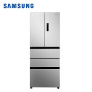 三星（SAMSUNG）風(fēng)冷無(wú)霜 智能變頻全環(huán)繞氣流 速凍寬帶變溫室 450升大容量多門(mén)冰箱 官翻機 星河銀 BCD-402DTISE1