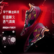 李寧JB1JB2吉米巴特勒籃球鞋男鞋碳板舒適減震回彈穩定實(shí)戰專(zhuān)業(yè)比賽鞋 【JB1】黑色/熒光果粉 43.5