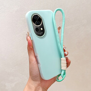 屹川（YICHUAN）適用華為nova13/pro手機殼 全包硅膠防摔新款簡(jiǎn)約高級感純色二合一果凍殼保護套女款  【青色】二合一果凍殼-可夾照片-贈保護膜+掛繩 華為nova13