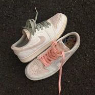 耐克（NIKE）Air Jordan1 aj1 Low男鞋春低幫板鞋運動(dòng)籃球鞋 小di0r 煙灰 FZ0455-200 白色 保羅聯(lián)名 40