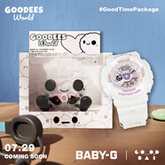 卡西歐（CASIO）手表女G-SHOCK和BABY-G系列運(yùn)動(dòng)石英表送女生禮物學(xué)生送人 BA-110FH-7APRG白敬亭聯(lián)名版