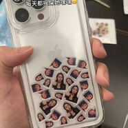 搖搖樂(lè )手機殼亞克力流沙殼滑片支持定制適用于蘋(píng)果iPhone15/14PRO 20片5圖內-只有亞克力片哦【支持定制圖片】2cm iPhone 13