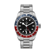 帝舵（TUDOR）碧灣【可樂(lè)圈】瑞士手表 鋼帶黑盤(pán) 日顯男表 41mm M79830RB-0001