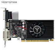 盈通（yeston) GT710-2G D3 戰神 2G/DDR3/64bit 辦公游戲顯卡