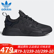 阿迪達斯（adidas）三葉草鞋子男鞋女鞋 新款NMD_V3運動(dòng)鞋boost緩震透氣跑步鞋休閑鞋 黑色/HP9832 3.5 （36碼）