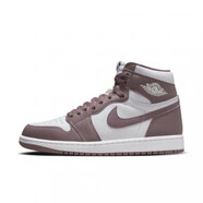 耐克（NIKE）男鞋秋季新款運動(dòng)鞋air jordan 1 MID AJ1 喬1禁穿中幫籃球鞋/潮 DZ5485-105/豆沙紫 45