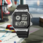 卡西歐（CASIO）男女手表電子表復古Jony-J豆芽同款B640 B650WB-1B WC-5A 電子表 AE-1200WH-1C全球款 【附加貼膜】