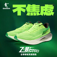 喬丹（QIAODAN）【飛影PRO2.0】跑步鞋男款2025新款全掌碳板PB專業(yè)馬拉松競速跑鞋 【飛影Pro】飛影綠/松柏綠 43