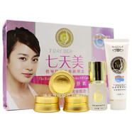 韓姿戀七天美顏七天美膠原蛋白化妝品五合一套裝五件套護膚品 七天美五件套老包裝 送面膜2