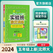 2024秋 實(shí)驗班提優(yōu)訓練 五年級上冊 數學(xué)北師大版 強化拔高同步練習冊