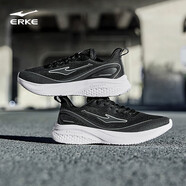 鴻星爾克運動(dòng)鞋男鞋夏秋季網(wǎng)面透氣輕便軟底學(xué)生時(shí)尚休閑百搭減震跑步鞋男 正黑/碳灰3151 43