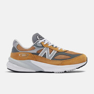New Balance新百倫美產(chǎn)Made in USA 990v6 24新慢跑鞋緩震透氣男士復(fù)古跑步鞋 灰黃U990TN6 2E/4E加寬請咨詢