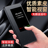 ALIVO 適用華為mate20pro手機殼LYA-AL00保護套AL10翻蓋式TL00全包防摔男女 【Mate20pro】玄黑色+全屏軟膜