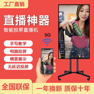 手機直播投屏顯示器大屏幕無(wú)線(xiàn)抖音同步互動(dòng)豎屏專(zhuān)用觸摸屏一體機 19+不帶支架 長(cháng)39*寬27cm 直播投屏版（非觸摸）