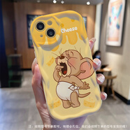 第一季 紅米note12防摔手機(jī)殼保護(hù)套 紅米note12pro曲邊相框tpro波浪軟殼網(wǎng)紅女款 古董白-奶酪杰瑞 紅米NOTE12TURBO