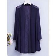 晉影2025夏新款歐若風(fēng)薄紗披肩外套女優(yōu)雅名媛外搭披風(fēng)遮陽(yáng)外衣開(kāi)衫SZ 藏藍 中長(cháng)薄紗披肩 5XL 建議140-150斤