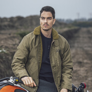 AKCLUB新復(fù)古回潮vintage系列N-1甲板夾克外套男AK男裝商場(chǎng)同款1704110 深卡其 2XL