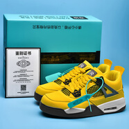 aj4官網(wǎng)電母男鞋低幫莆田純原高-版本aj3白水泥高幫女運(yùn)動鞋大童 aj4電母 41碼