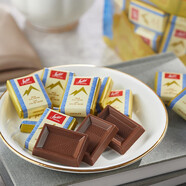 狄妮詩瑞士進口黑巧克力可可脂黑巧swiss delice特醇巧克力排塊獨立片裝 32%牛奶巧500g約88?！旧⒀b】