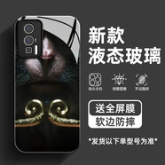 臻殼 適用紅米k60pro手機殼k60玻璃至尊版鏡面輕奢黑神話悟空2024新款男高級感超薄防摔保護套 經(jīng)典黑-黑神話悟空E6+全屏膜 紅米K60PRO
