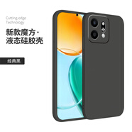 麥阿蜜 適用榮耀Play9T手機(jī)殼榮耀Play9T保護(hù)套鏡頭防摔簡約輕薄魔方直邊液態(tài)硅膠親膚手感防摔手機(jī)殼 經(jīng)典黑 榮耀Play9T 液態(tài)硅膠軟殼