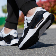 耐克（NIKE）官方艦店男鞋 春夏新款運(yùn)動(dòng)鞋AIR MAX氣墊緩震耐磨休閑透氣跑步鞋 DM9537-103白黑/AIR MAX氣墊 41