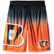 ?？?NFL美式足球訓練短褲 男士漸變大Logo 輕盈彈力 修身春夏運動(dòng) Cincinnati Bengals XXL