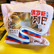 海劉氏列巴海拉爾劉氏脆皮列巴藍莓圈比羅克奶渣子俄羅斯無(wú)糖面包小布丁列巴 豆沙列巴 1袋