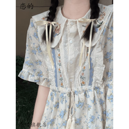 戀的碎花連衣裙夏季2024新款法式仙女公主裙學(xué)生小個子衣服長裙子夏天 潮流韓版圖片色 均碼（可備注碼數(shù)）