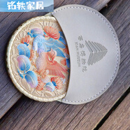 三棲虎紀(jì)念品鏡子旅游博物館隨身鏡古風(fēng)雙龍雙鳳三八節(jié)禮物 鴛鴦 隨身鏡禮盒裝