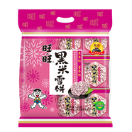 旺旺 黑米雪餅 原味 258g 零食膨化休閑食品餅干糕點