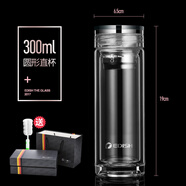 壹滴水（edish）德國EDISH德國雙層玻璃杯加厚杯子商務(wù)杯刻字印字定制 300·ML茶隔直杯/杯刷【禮盒裝】
