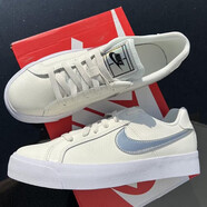 耐克（NIKE）板鞋女鞋夏季新款COURT透氣輕便防滑耐磨運動休閑小白鞋 AO2810-104帆白 37.5
