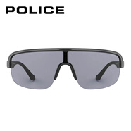 POLICE男全框運(yùn)動(dòng)風(fēng)太陽鏡眼鏡墨鏡SPLB47 啞光黑鏡片煙色 99 
