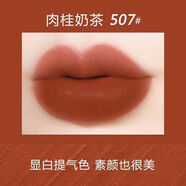 蘭奕不沾杯不掉色啞光姨媽色口紅防水滋潤顯白正紅色不脫色車?yán)遄由钌?507#肉桂奶茶