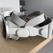 立賜蘋果Apple vision pro雙綁帶三綁帶扣配件連接器大耳朵范特曦 沒有另外一根編織頭帶可以使用的雙綁帶此選項信息
