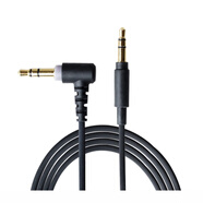 適用索尼XM5耳機(jī)線WH-910N/720n連接線頭戴式耳機(jī)3.5mm音頻線帶麥 黑灰色無(wú)嘜【1.5米】