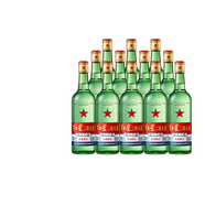 紅星二鍋頭 清香型大二 56度 500ml新老包裝隨機 非原箱 56度 500mL 12瓶 箱裝500ml*12