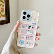 優(yōu)米帕貓咪畫(huà)框適用蘋(píng)果16全包16pro手機(jī)殼iphone16promax新款不撞殼小清新女士創(chuàng)意硅膠防摔15 太空殼-貓咪畫(huà)框 iPhone 16 Pro
