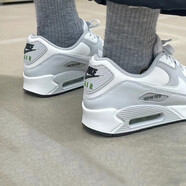 耐克（NIKE）男鞋 春季新款運動鞋AIR MAX復(fù)古休閑鞋氣墊鞋緩震透氣跑步鞋 DJ9779-003/AIRMAX90/灰色 42.5
