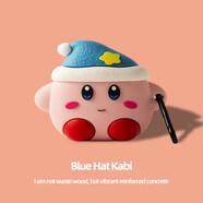 顧立 適用于蘋果Airpods 4代新款藍(lán)牙耳機(jī)保護(hù)套Airpods4代卡通可愛硅膠防摔軟殼蘋果四代個(gè)性潮酷 【藍(lán)帽卡比】 蘋果AirPods4（新款）