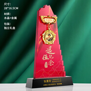 信利新款獎(jiǎng)杯退伍軍人紀(jì)念品定制老兵聚會(huì)退役軍旅紀(jì)念送戰(zhàn)友兄弟禮物禮品免費(fèi)刻字 款式一 高28*寬16厘米