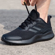 阿迪達(dá)斯（adidas）男鞋跑步鞋 25秋新款運(yùn)動(dòng)鞋緩震防滑慢跑鞋網(wǎng)面透氣低幫休閑鞋子 黑武士小椰子/偏小/ALPHACOMFY 44 (內(nèi)長270mm)