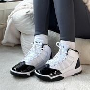 耐克（NIKE）休閑鞋女鞋秋季新款運動(dòng)鞋Air Jordan Max Aura小康扣籃球鞋 AQ9214-121黑白配色 38