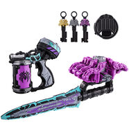萬(wàn)代（BANDAI）變身合體機(jī)器人DX王樣戰(zhàn)隊(duì)國(guó)王者君王者 蜘蛛毒液噴灌槍屠手劍