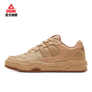 匹克（PEAK）態(tài)極星渺板鞋男鞋秋冬新款百搭小白鞋厚底休閑鞋子透氣運動(dòng)鞋男 泥沙黃 39