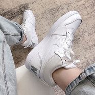 耐克（NIKE）女鞋運(yùn)動鞋秋季新款高幫百搭小白鞋輕便耐磨休閑鞋板鞋AQ1778-100 839977-100/白色中幫 37.5